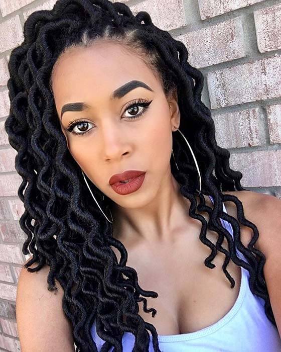46+ Latest Curly Faux Locs Hairstyles Ponytails To Copy In 46+ Latest Curly Faux Locs Hairstyles Ponytails To Copy In