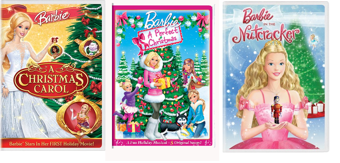 Barbie Christmas DVD's $3.99 Each (Reg $9.99) + Free Shipping With