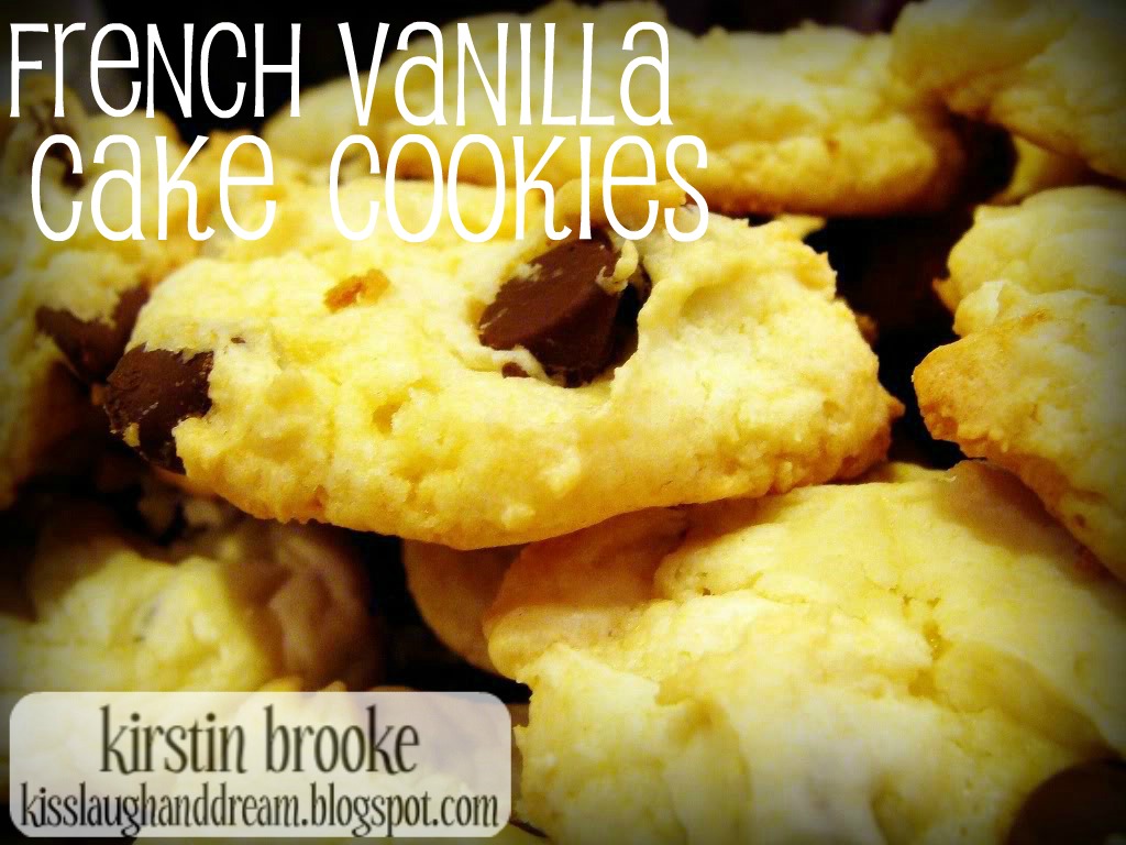 kiss, laugh, & dream French Vanilla Cake Cookies kiss, laugh, & dream French Vanilla Cake Cookies