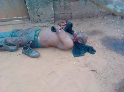 f Man allegedly hacks his uncle to death in Anambra State (graphic photos)