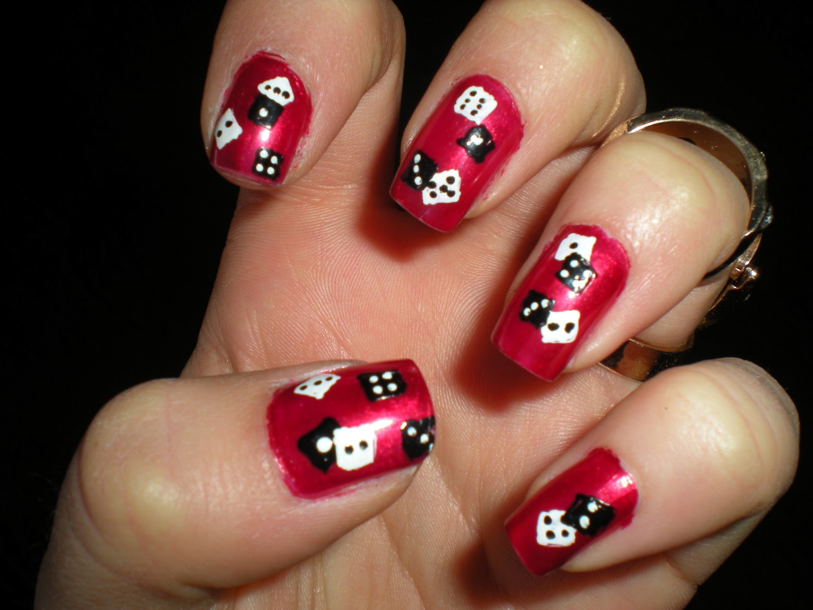 3. Casino Themed Nails - wide 1