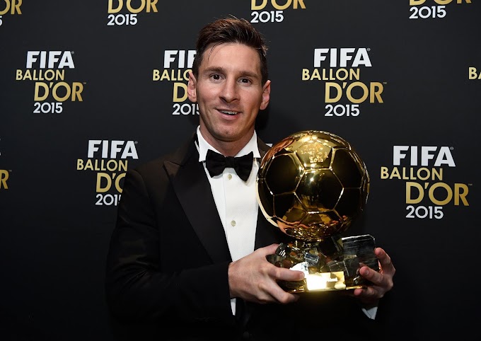 Lionel Messi wins 2015 FIFA Ballon d'Or