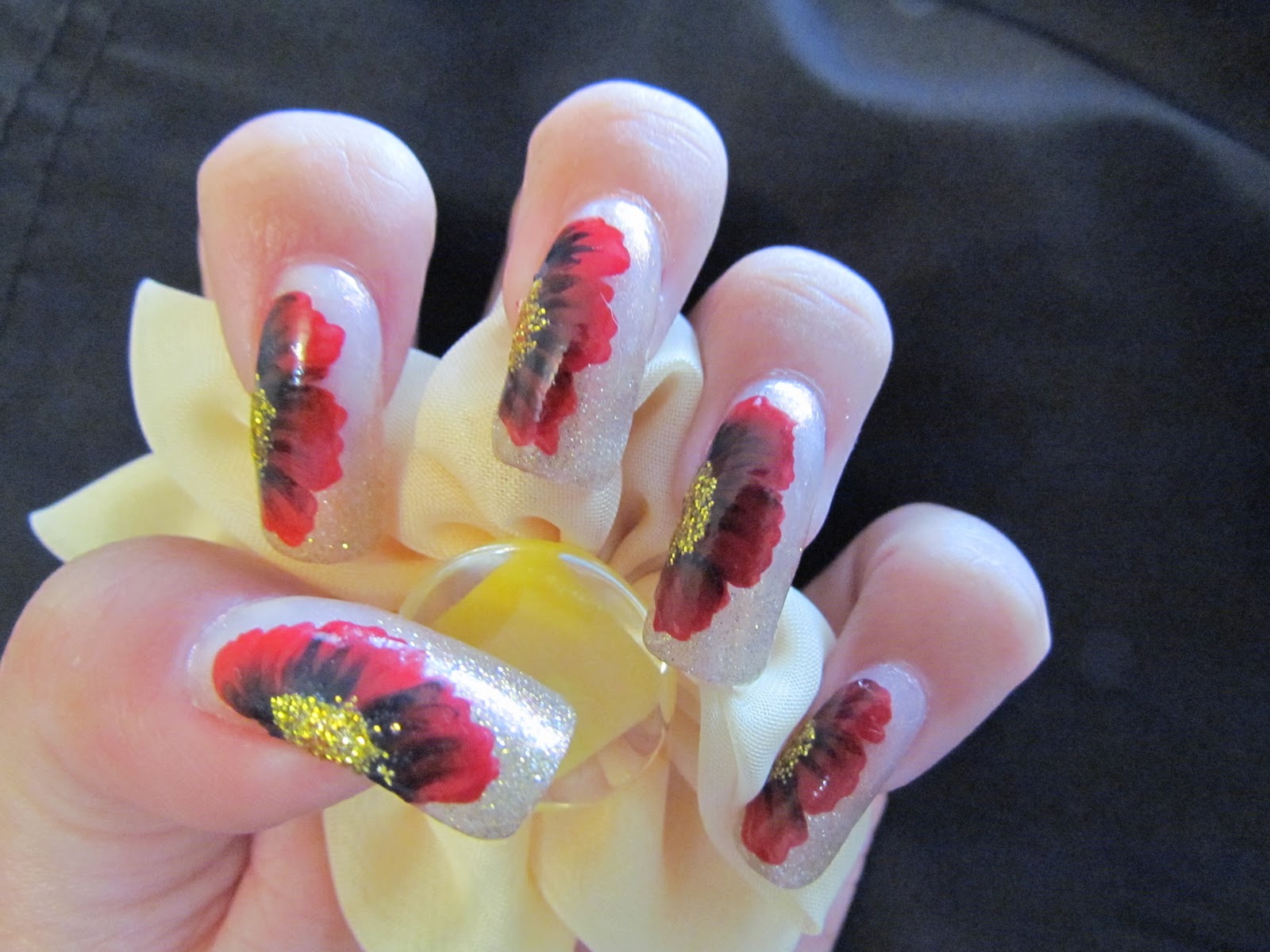 stampingnailartDiana one stroke nail art painting