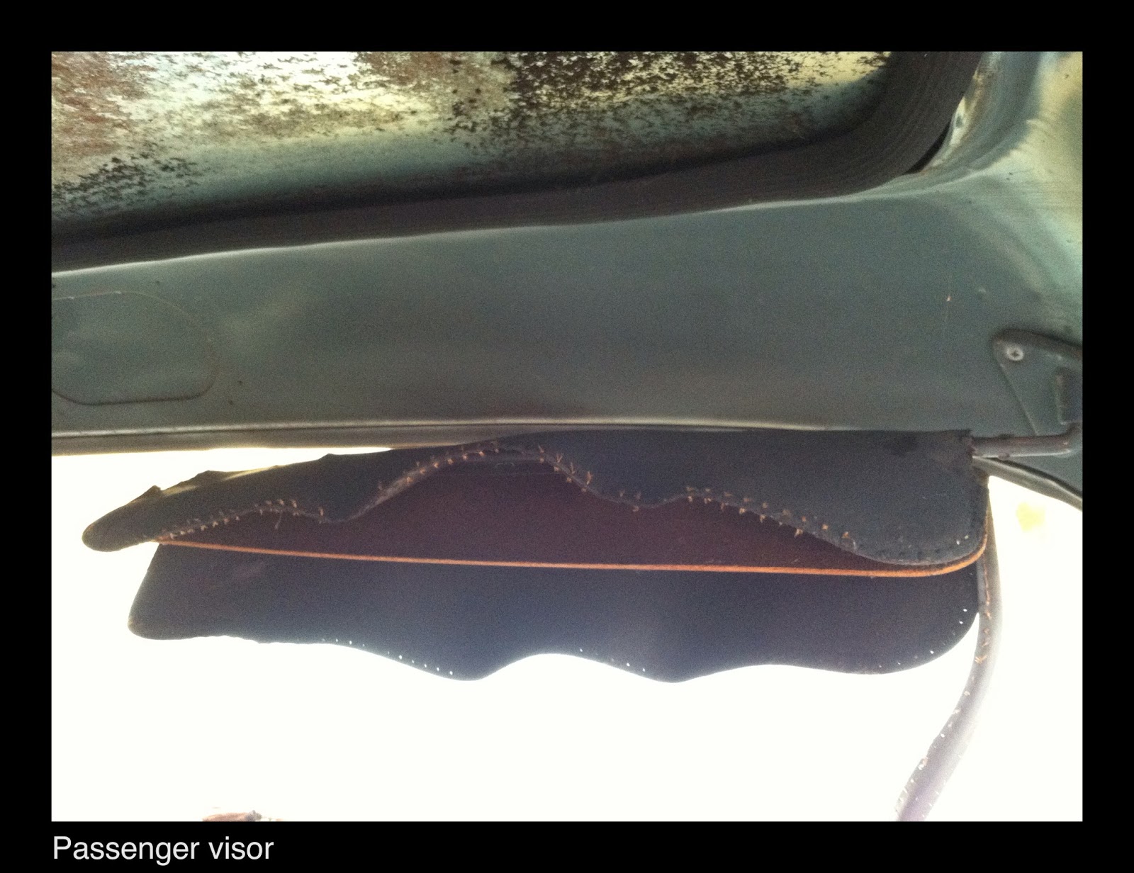 1959 GMC Long Bed 1/2 Ton Project Sun Visor Restore