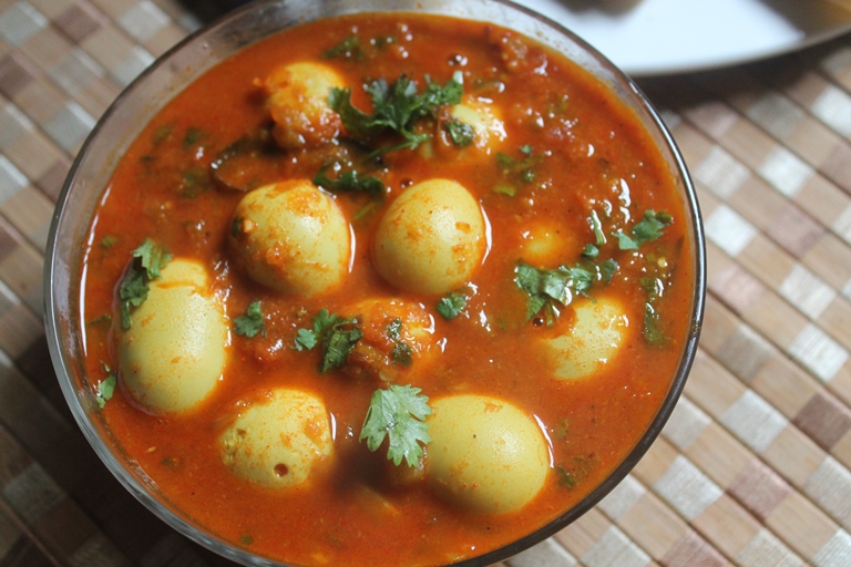 Quail Egg Curry Recipe Kaadai Muttai Curry Recipe