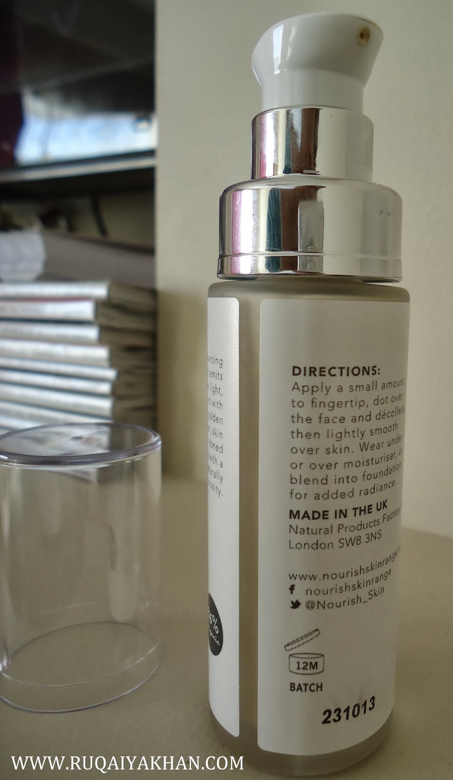 Ruqaiya Khan Nourish Golden Glow Illuminating Face Shimmer Review and