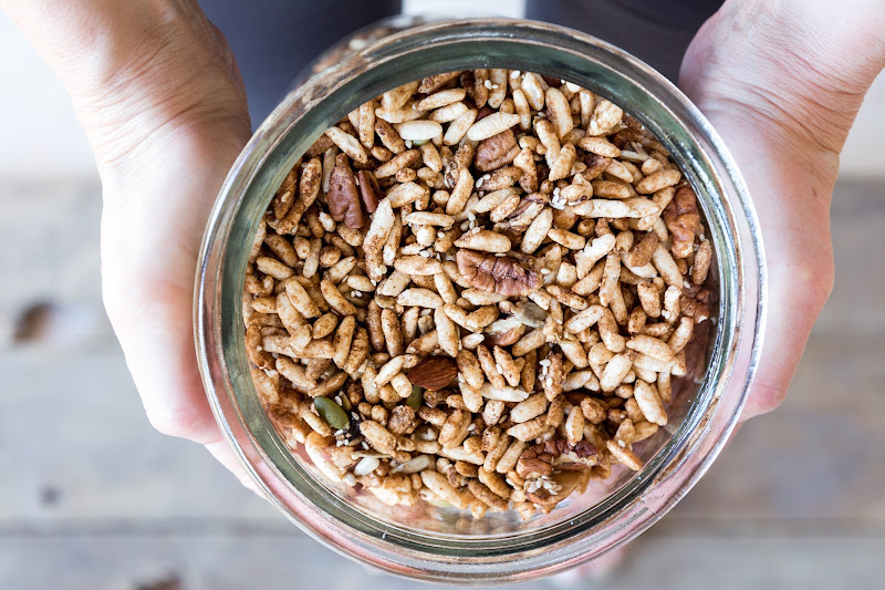 Milk and Honey Toasted Puffed Rice Cereal Vegan & Gluten Free