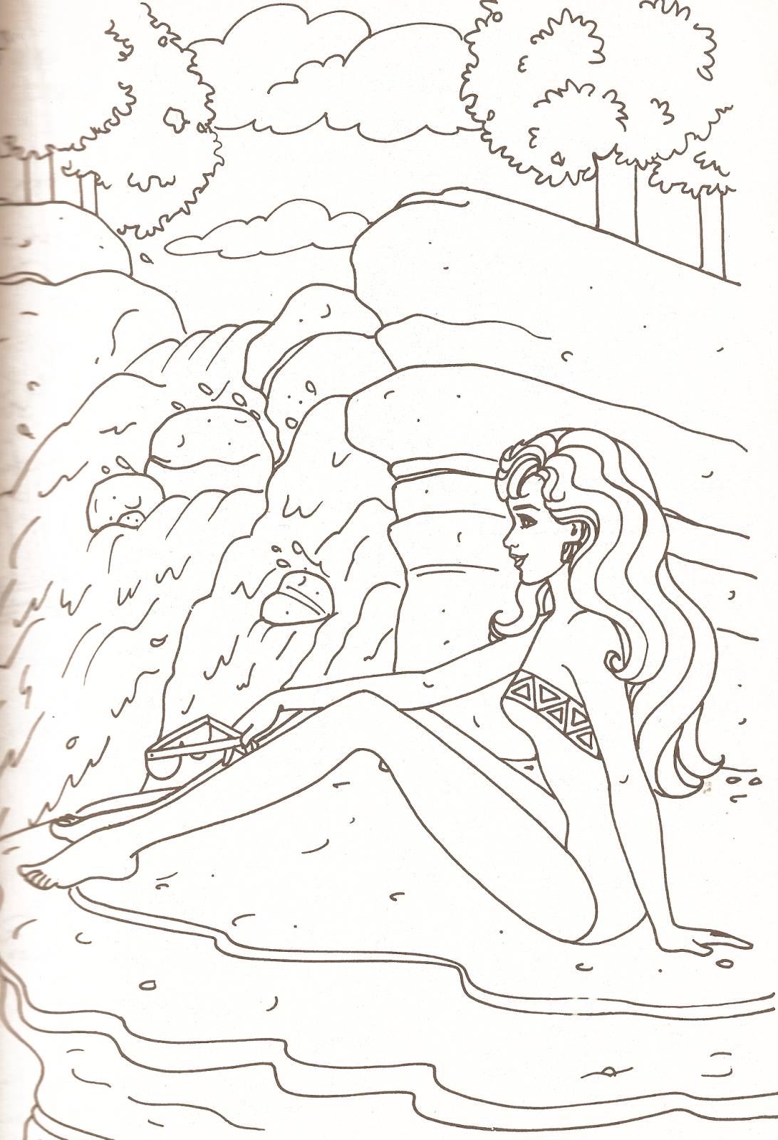 Missy Paper Dolls Barbie Coloring Pages Part 1 Book Library