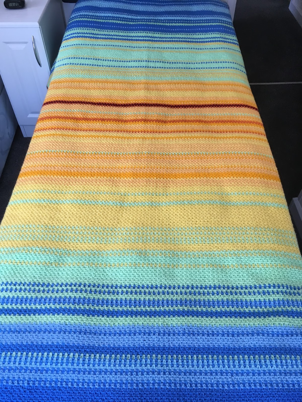 Creating Chaos Temperature Blanket Finished!
