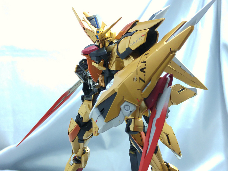 Custom Build: MG 1/100 Aegis Gundam [Gold Frame]