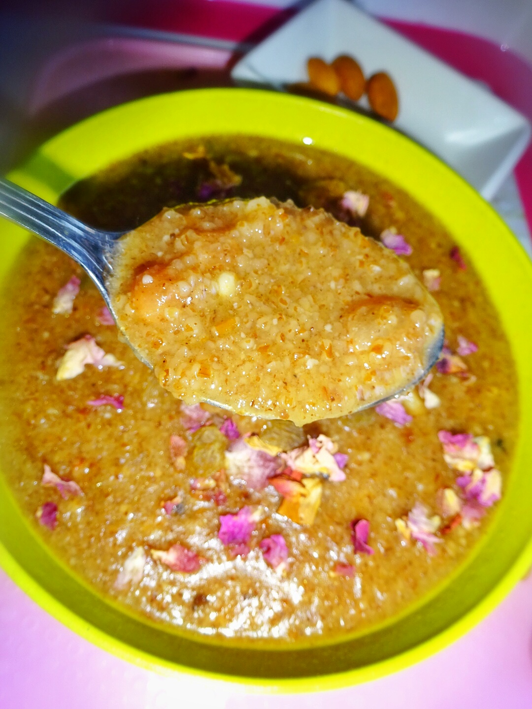 Veg Indian Cooking Meetha Dalia Recipe.