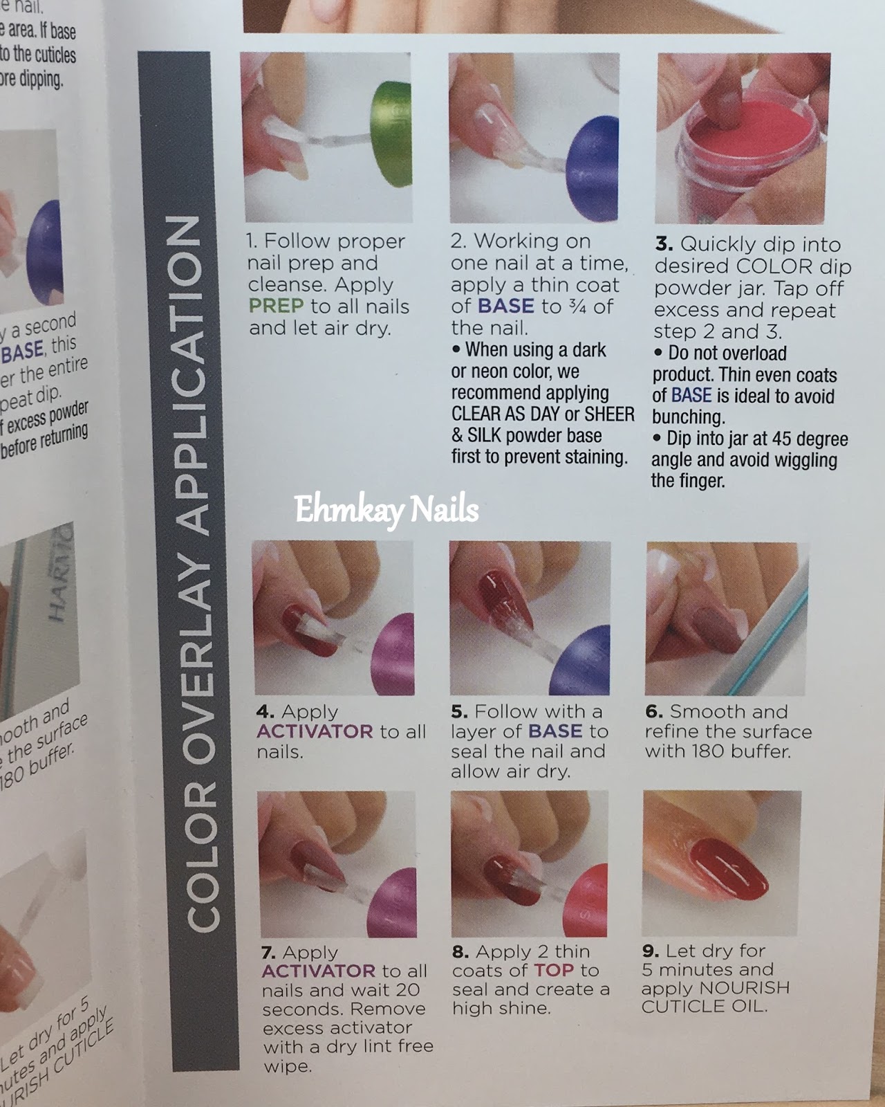 ehmkay nails Gelish Dip Powder Manicure System