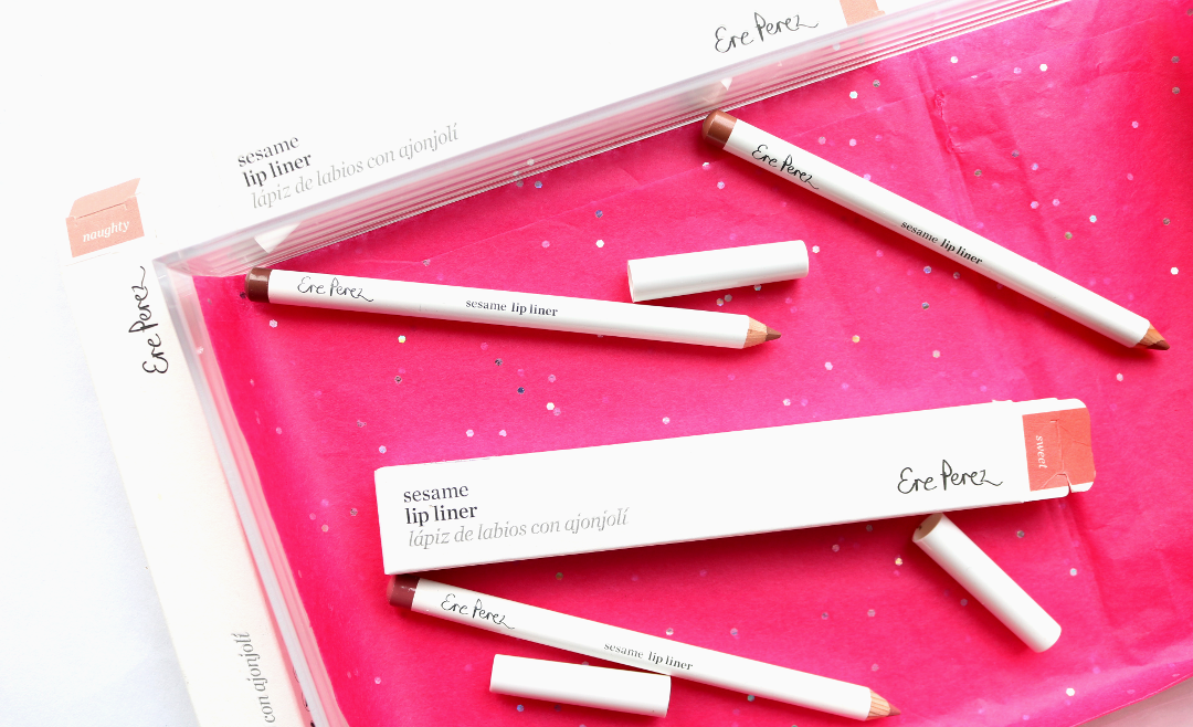 Ere Perez Sesame Lip Liners - Review & Swatches