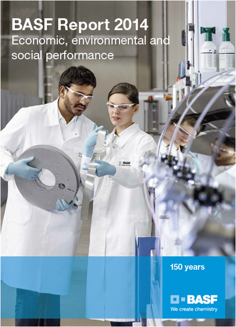 BASF, annual report, 2014, front page