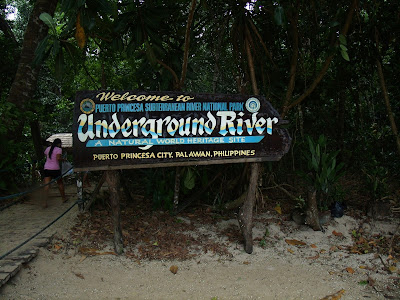 Underground River Welcome Sign
