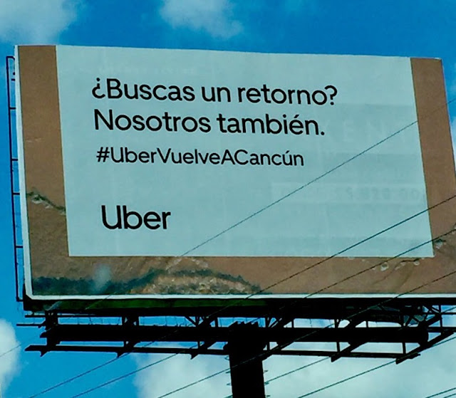 Espectacular de Uber en Cancun