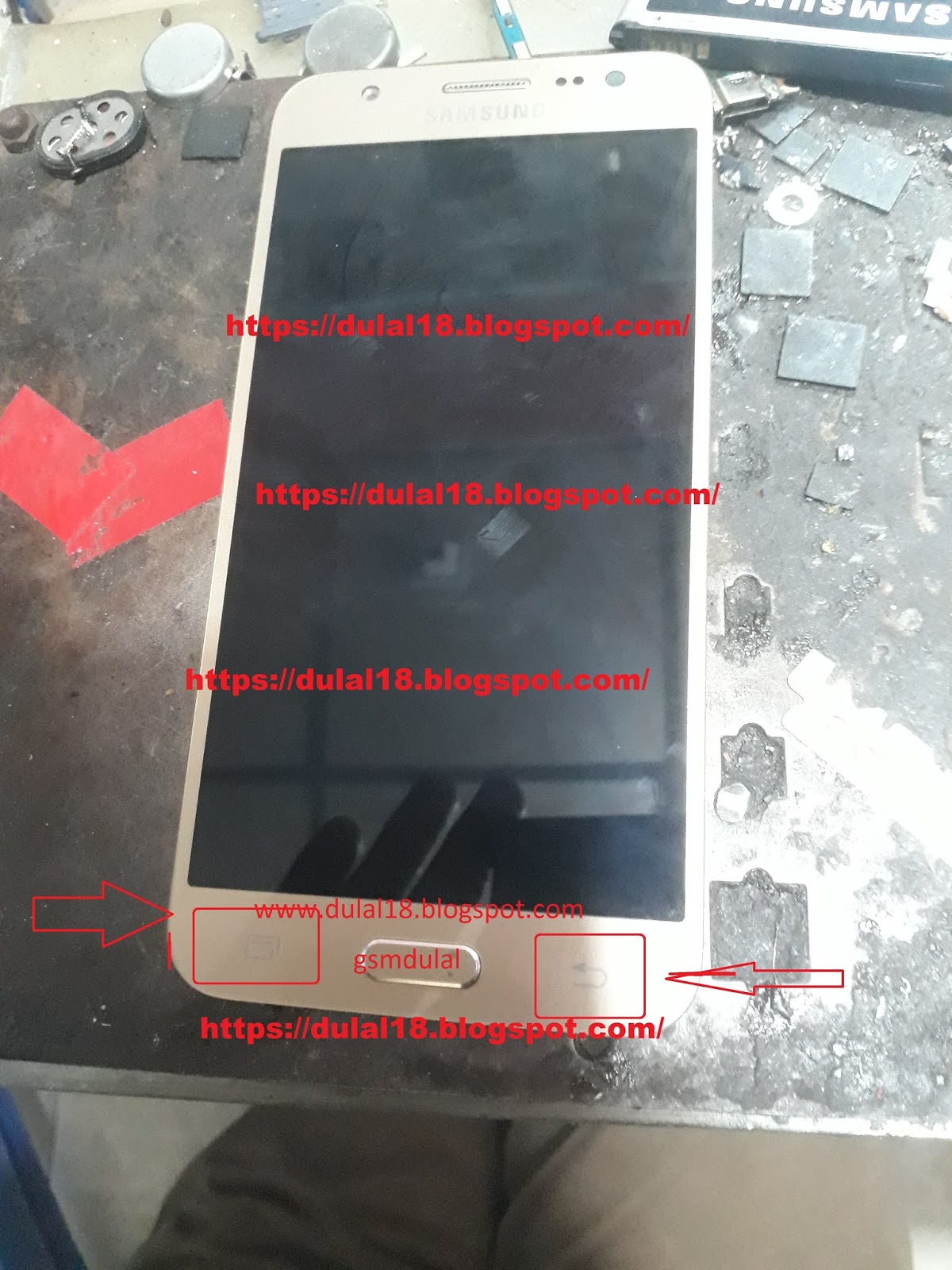 SAMSUNG SMJ500H/DD BACK BUTTON OPTIONS KEY NOT WORKING SOLUTION BY DK