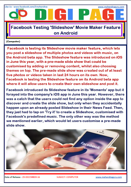 DP | FB SLIDESHOW | 29 - DEC - 16 DP | FB SLIDESHOW | 29 - DEC - 16