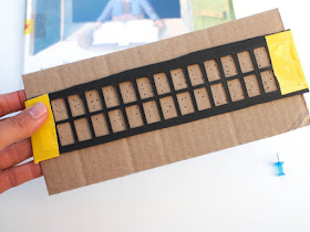 Make a simple braille slate and stylus- inspired by Six Dots:  A Story of Young Louis Braille)