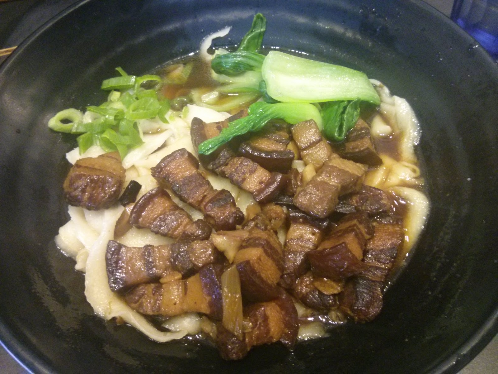 Eating Kung Fu Noodles (First Markham Place FMP) Eating With Gordon