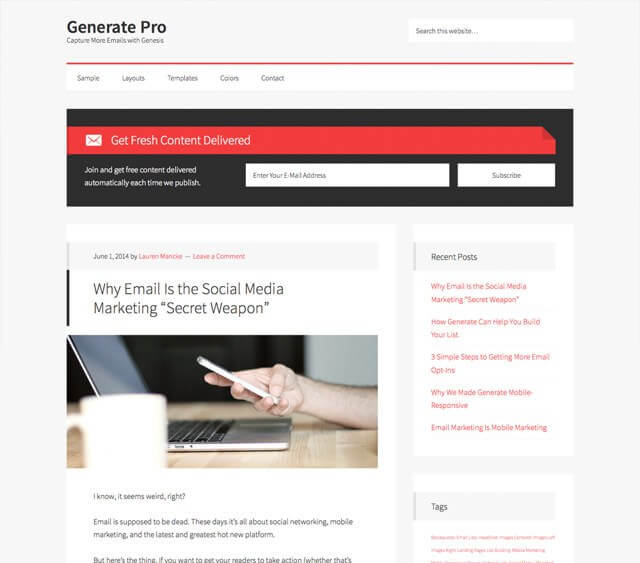 generate-pro-blog-template