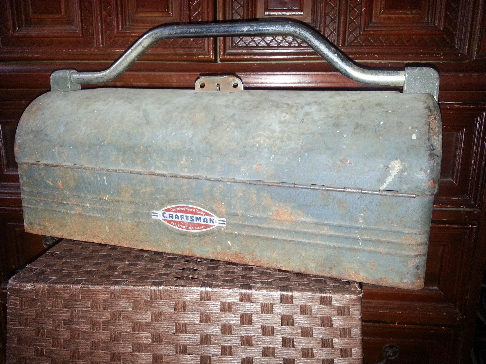 Vintage Rare Clamshell Craftsman Toolbox 65 FREE USA SHIPPING