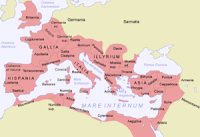 riassunto su Roma, cartina dell'impero Romano