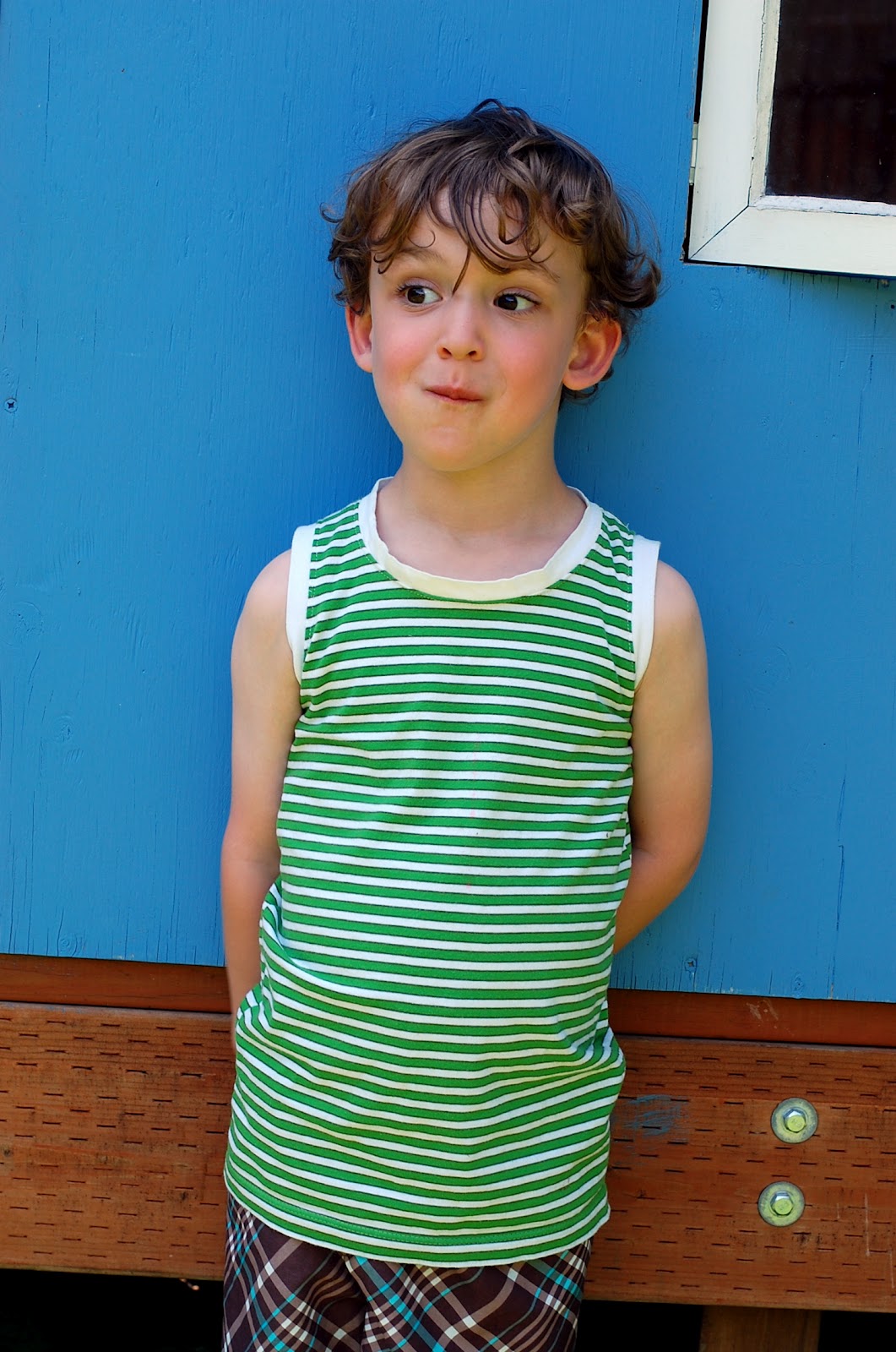 Beth Being Crafty Upcycled Boys Tank Top!