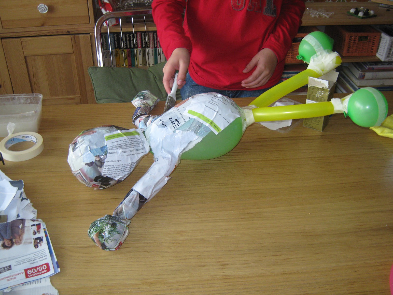 Roozie Boozie Papier mache ventje