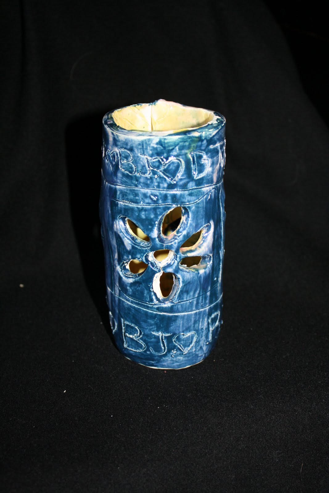 Children's Summer Arts and Crafts Glazed Ceramic Candle Holders