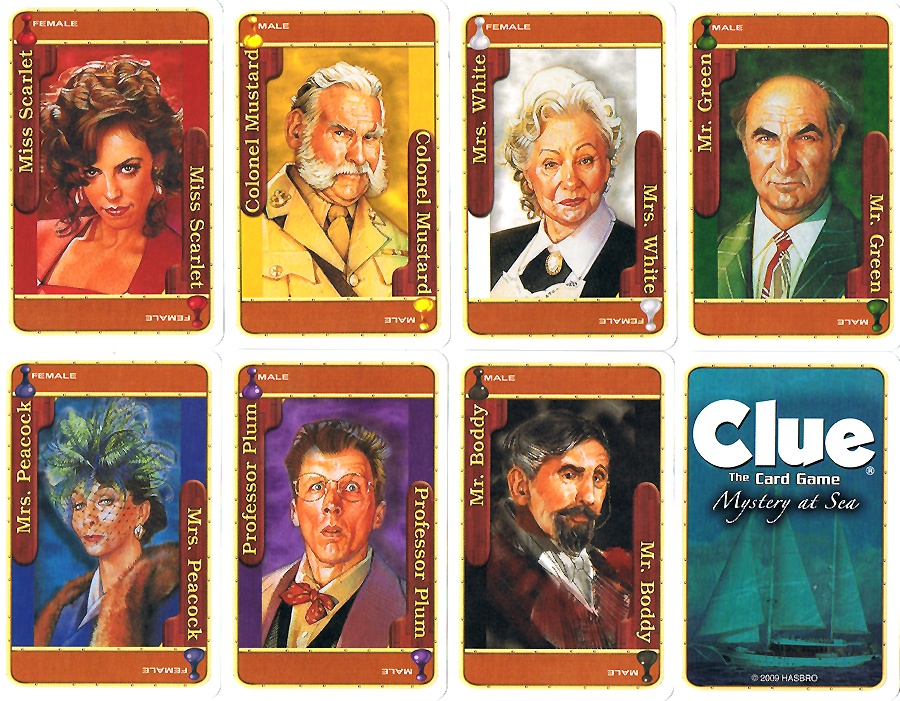 Clue Game Characters Snostandard