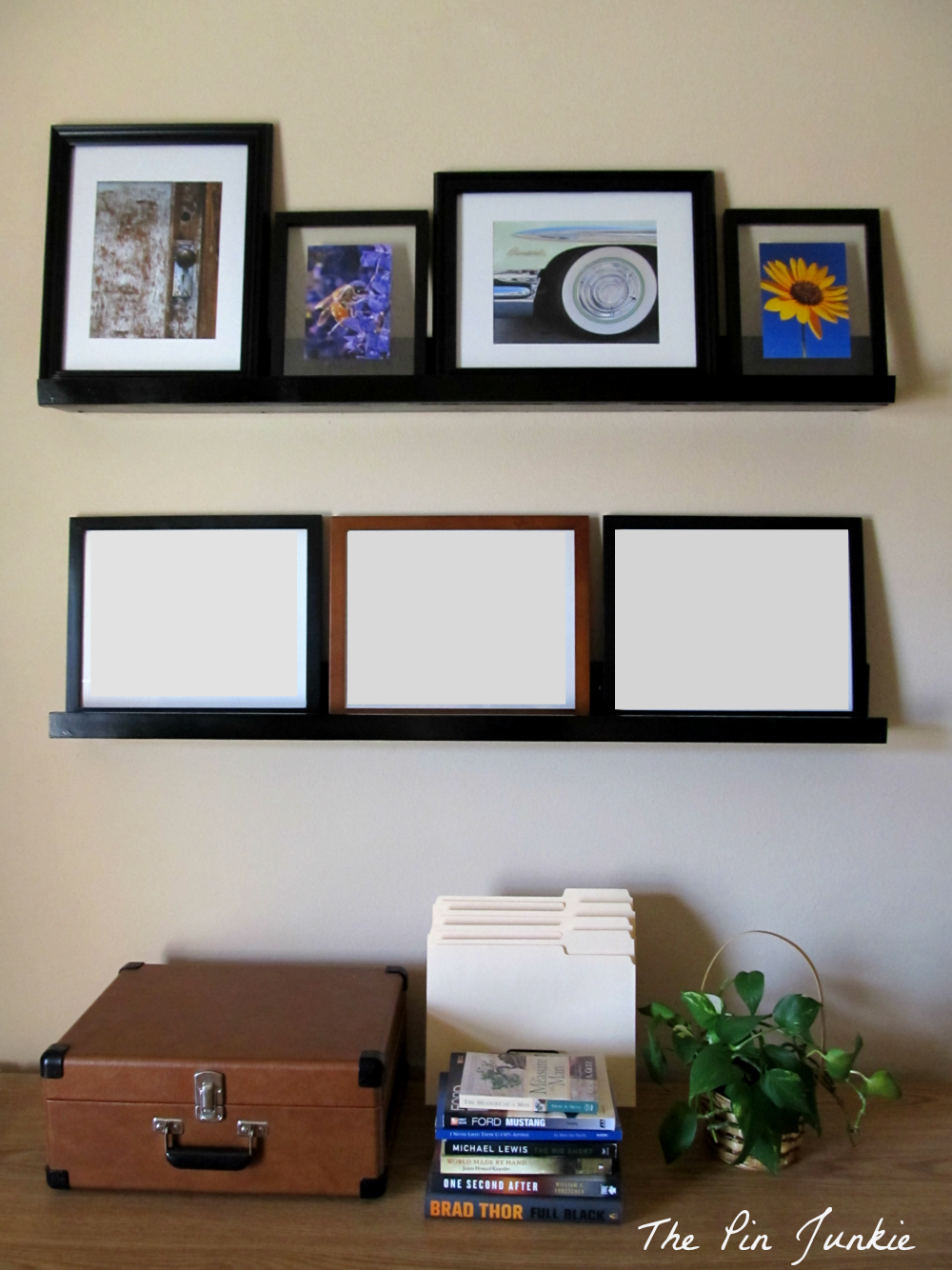 DIY Pottery Barn picture ledge