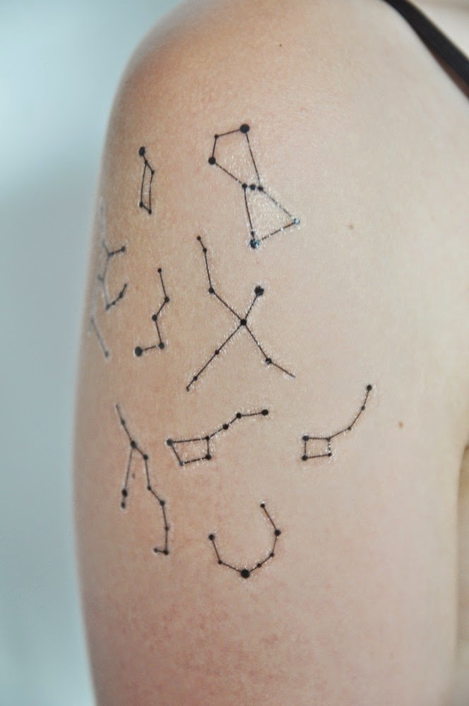 Constelations Temporary Tattoo