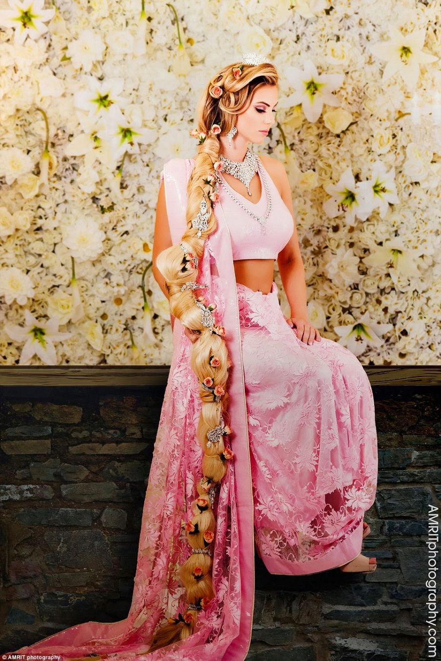 Wedding Photographer Amrit Grewal Transforms Disney Princesses into Indian Brides