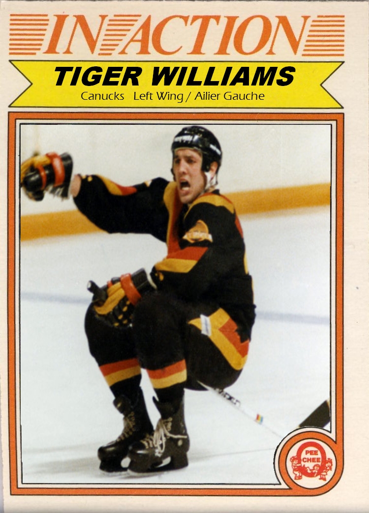 Tiger Williams 1982-83 Mitchell & Ness Vancouver Canucks