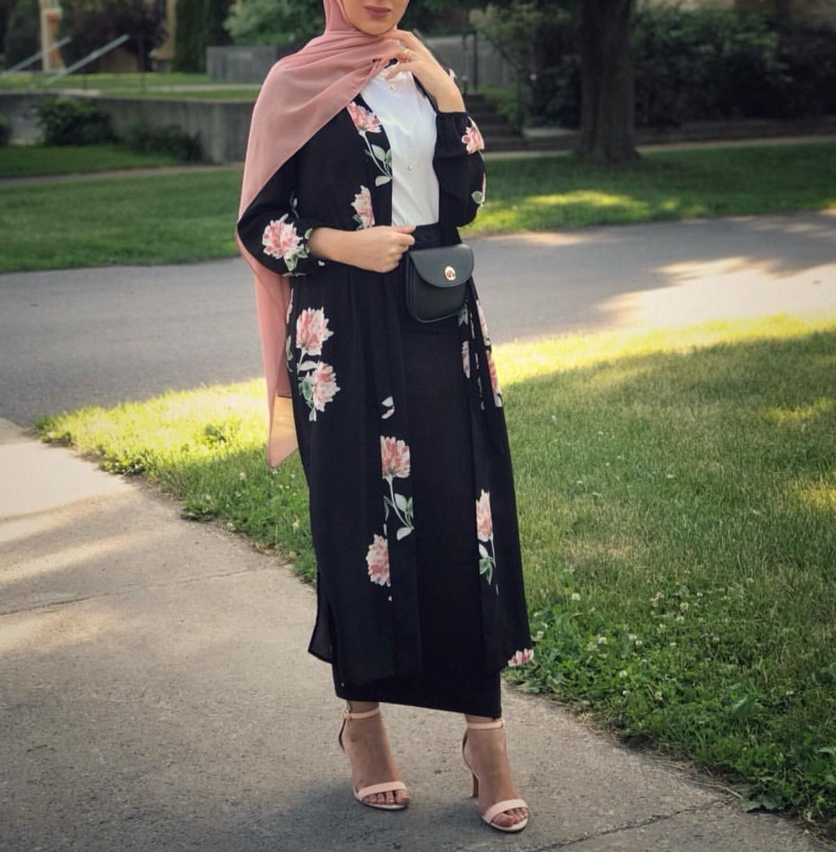 35 Styles Robes Longues Pour Mohajaba Tendance 2019 Hijab Fashion And Chic Style