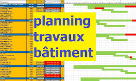Exemple Planning Travaux Construction Batiment En Excel Cours