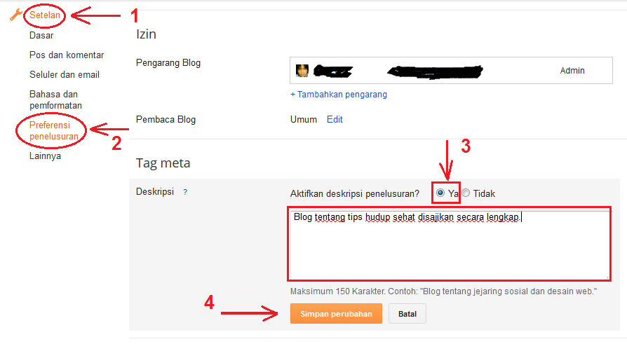 Tips SEO: Membuat Meta Tag Description di Blog