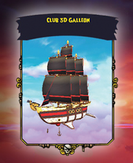Pirate101 Exclusive Club 3D Ship
