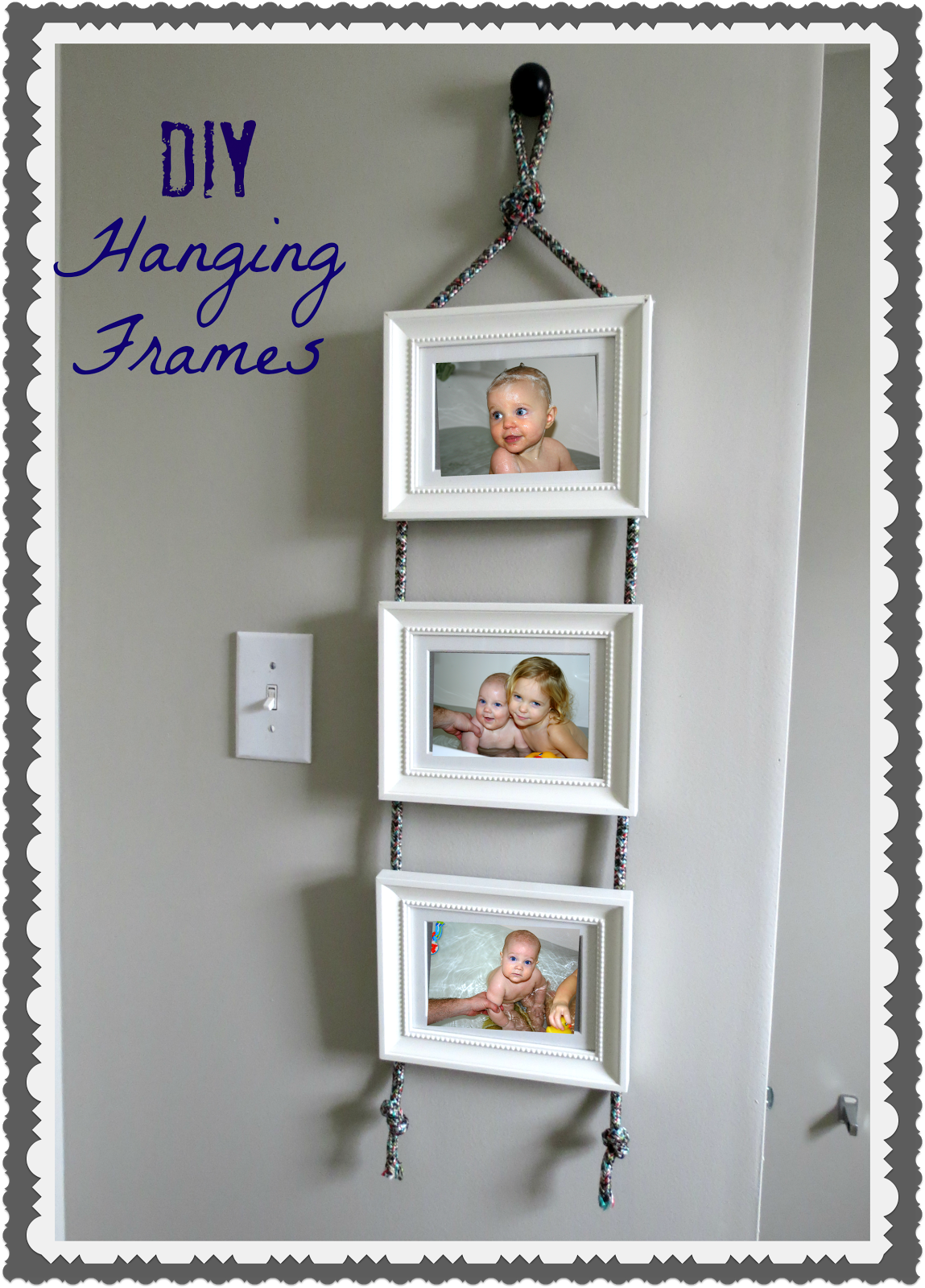 Diy Hanging Frames Tutorial