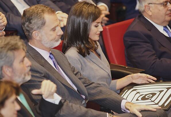 Queen Letizia attended the delivery the Award of the Observatory against Domestic and Gender Violence 2019