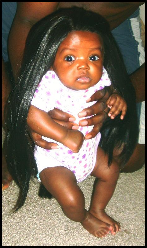 Black Baby With Blonde Hair 112