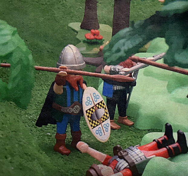 PLAYMOBIL DIORAMA BATTLE OF THE TEUTOBURG FOREST