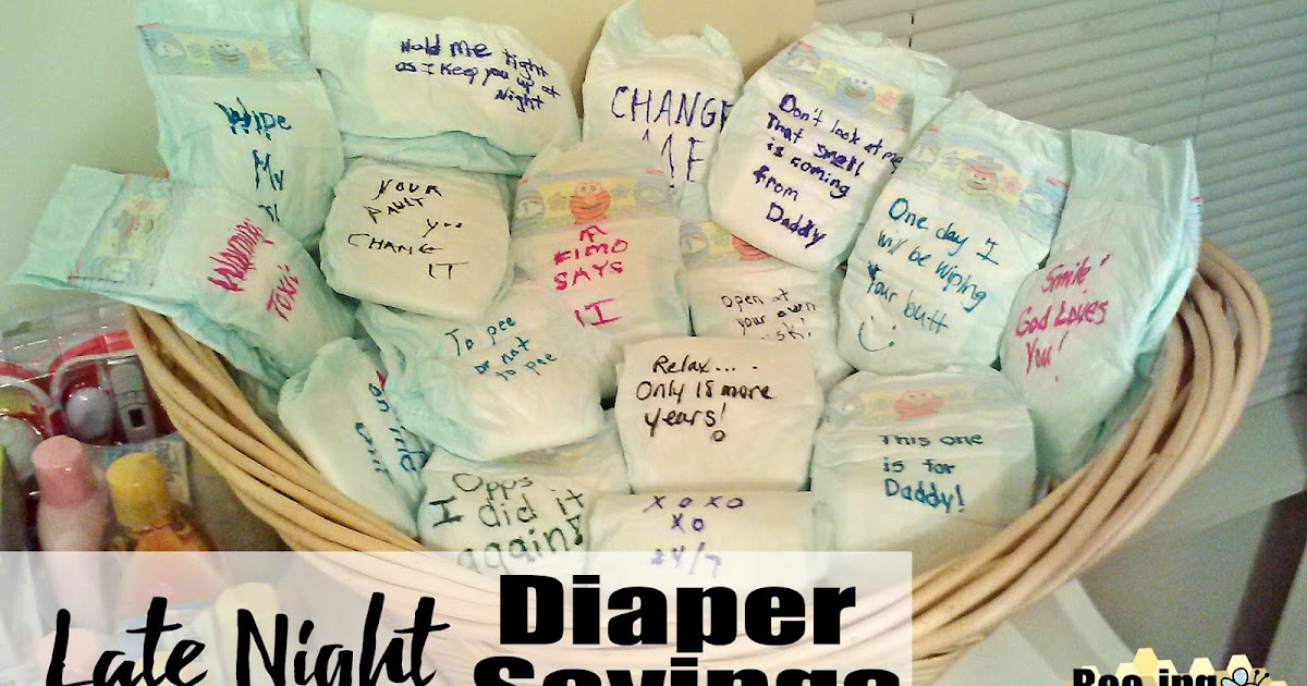 Late Night Diaper Sayings for your next Baby Shower