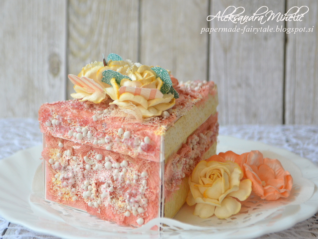 Wild Orchid Crafts: Birthday exploding cake slice