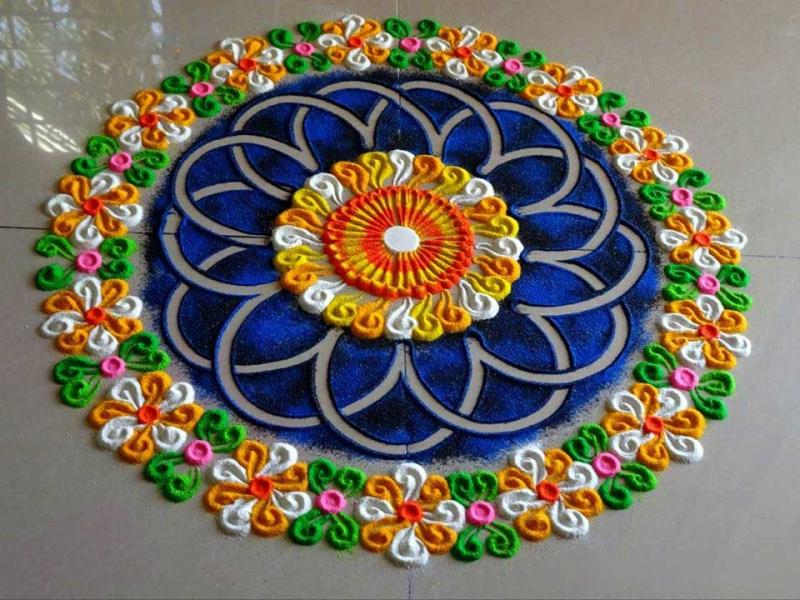 25 Beautiful Rangoli Designs For Diwali 2018 25 Beautiful Rangoli Designs For Diwali 2018