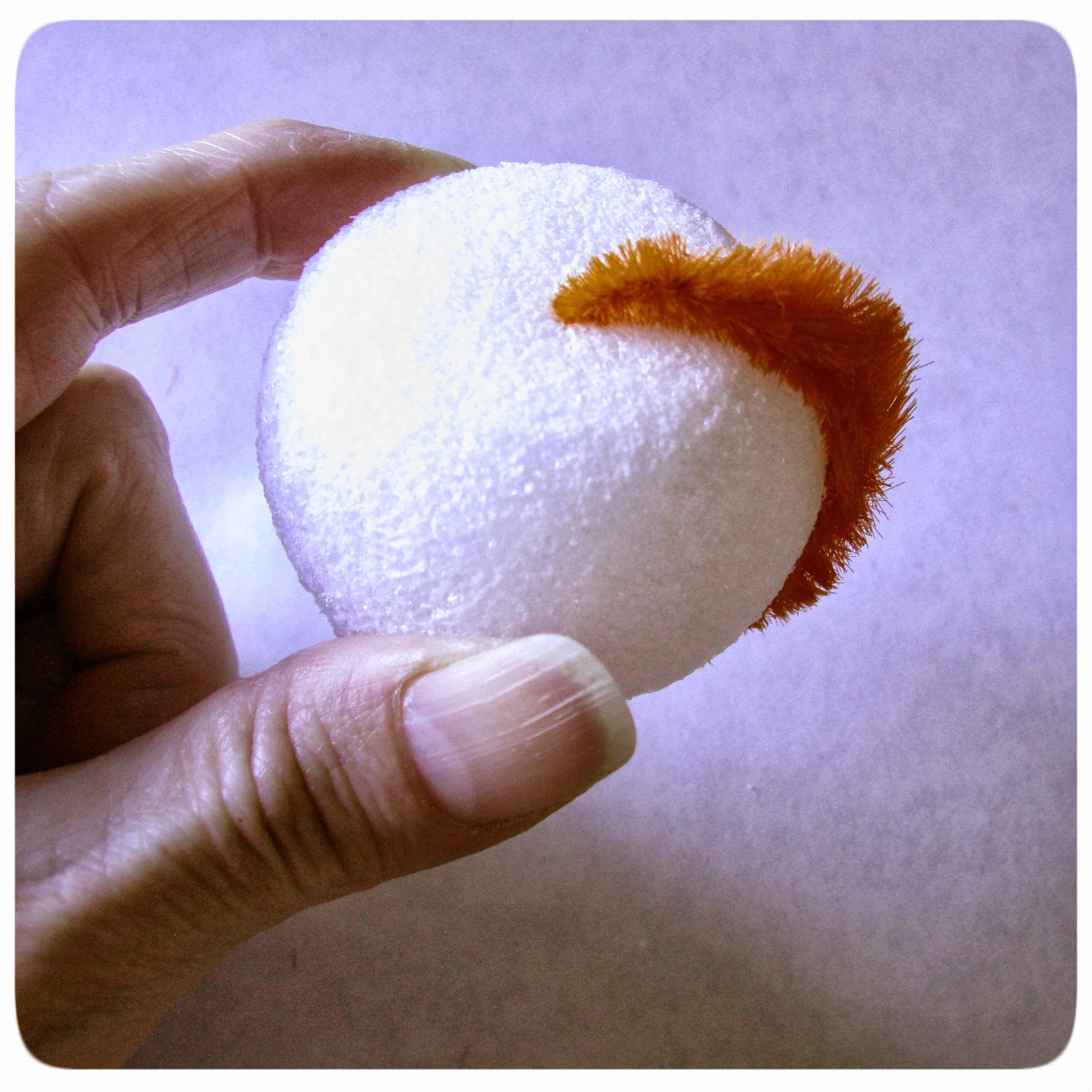 Happy as a Lark Chenille Bump Pumpkin Tutorial