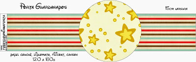 Estrellas Doradas y Rayas de Colores: Imprimibles Gratis para Fiestas.
