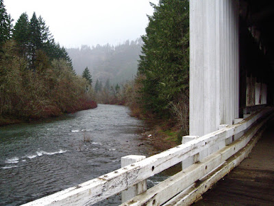 Covered Bridge, Lane County, Oregon, Coast Range