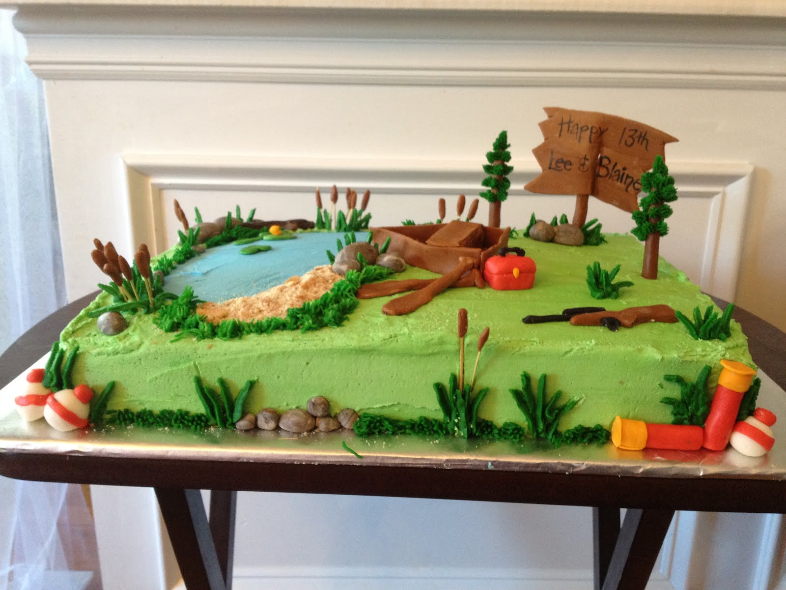 Creative Cakes N More: Hunting and Fishing Cake
